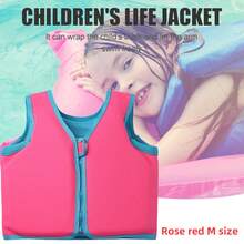 Kids Swim Life Jacket Float Vest Swimming Pool Buoyancy Aid Child WaterSport UK~ - Pink - View 2