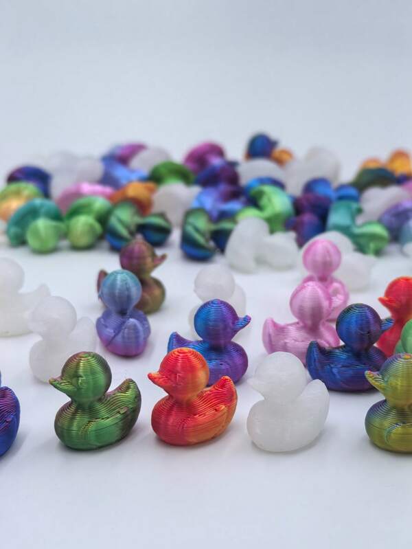 10pcs Assorted Color Cute Floating Duck, Cow, Dog Decorations, Pool Toys, Party Favors, Graduation, Eid Al-Adha Gifts