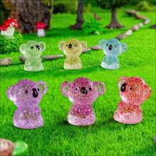 5 / 10 / 20 / 30 / 36 قطعة أصغر تماثيل من الديناصورات راتنجية كزينة للحديقة المصغرة والإكسسوارات والحيوانات والتماثيل الصغيرة. عدة زينة مناظر طبيعية مصغرة من الراتنج للديكور الخارجي للشرفة والحديقة والحفلات، هدية عيد ميلاد مثالية، أكياس الحفلات والألعاب