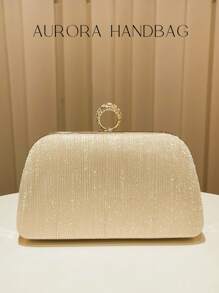 Bolso de noche deslumbrante para mujeres, con lentejuelas, lujoso y brillante, embrague minimalista y brillante, bolso cuadrado centelleante perfecto para chicas de fiesta, mujeres, novias - para fiestas, bodas, galas, cenas, banquetes, cócteles