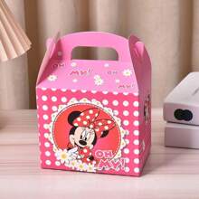 Disney 6pcs Disney Mickey Mouse Mini Cartoon Candy Gift Box, Suitable For Party, Holiday, Birthday Gift Packing