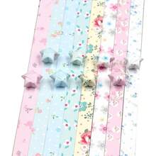 1590 hojas de tiras de papel de origami para hacer estrellas, paquete de papel de origami pastel con estrellas de la suerte, suministros de artesanía de papel DIY - varios colores - Ver 3
