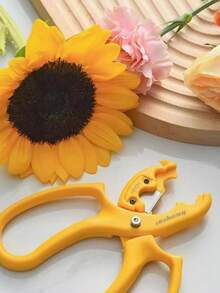 1pc Multi-Functional Rose Thorn Remover Pruning Scissors, Rose Stem Stripper, Leaf Thorn Peeler, Portable Flower Shop Gardening Tool