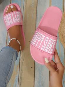 2025 Summer Classic Fashion Versatile Durable Outdoor Slippers, Simple Casual Soft & Comfortable - Pink - View 6