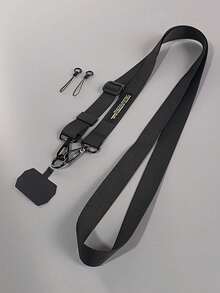 1 pieza Cordón ajustable de doble uso para hombro/cuello, resistente para exteriores, compras, viajes, senderismo, se ajusta a estuches de teléfono anchos, diseño de abeja - Multicolor - Ver 10