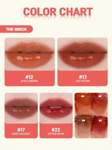 Rom&nd Brillo labial con efecto espejo Juice Mirror Water Gloss de la marca coreana Rom&Nd, bálsamo labial hidratante para estudiantes