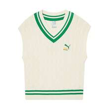 Puma 女式V领无袖运动背心夹克，学院风 53796965