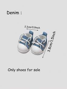 1pc Canvas Shoes/Sandals, Suitable For 17cm/6.69inch LABOBO Doll Accessories Clothing Replacement - Multicolor - View 15