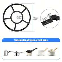 1 Piece Universal Cast Iron Wok Tray Bracket, Non Slip Wok Stand Bracket For Gas Stove & Stove, 4 Jaw 5 Claw General, Kitchen Supplies, Perfect For Pots, Pots & Cutlery, Kitchen Anti Slip Shelf Set Bracket Holder Milk Pan Moka Kettle Holder Cast Iron Round Cast Iron Universal Small Bracket - Multicolor - View 8