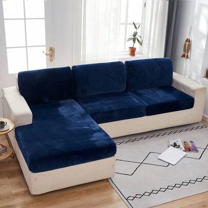 1pc Velvet Sofa Cover Classic Style Sofa Protector/1/2/3/4 Seater Sofa Cover/High Elastic Comfort Cushion Cover Suitable For Living Room Bedroom Hotel Home Decoration.