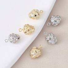 3件套DIY水果吊坠，铜镶嵌锆石，18K镀金葡萄吊坠，精致百搭，可制作成耳环、项链、钥匙扣和其他珠宝吊坠。 - DIY水果吊墜 - 查看 7