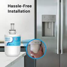 AQUA DA29-00003G Refrigerator Water Filter, Compatible With AquaPure Plus DA29-00003G, DA29-00003B, DA29-00003A, DA97-06317A, HAFCU1/XAA, HAFIN2/EXP - AQF-00003G-2 - View 4