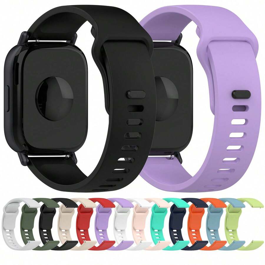 Correa de reloj de silicona de 22 mm para reloj inteligente 5 Active/Lite, pulsera/brazalete/banda/accesorio deportivo - 22mm - Ver 1