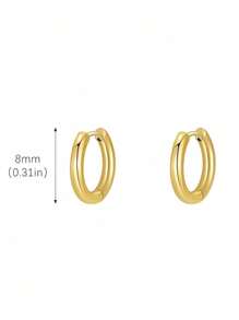 3 Pairs Stackable Huggies Earrings With Cubic Zirconia Accents, Stackable Earrings And Stacked Hoops For Women - Perfect Hypoallergenic Lightweight Jewelry For Everyday Wear Or Special Occasions