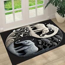 25 Years New Large Area Rug, Personalized Animal Patterns, Modern Stylish Design, Made With High-Density Knitting, Features Slip-Resistant And Fade-Resistant Surface With High Friction Resistance, Non-Slip Granule Backing For Enhanced Grip.