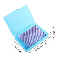 1 set Bandejas de clasificación de cuentas de plástico, bandeja para pintura de diamantes, accesorios de placa de cuentas para pintura de diamantes DIY, herramientas para pintura de diamantes