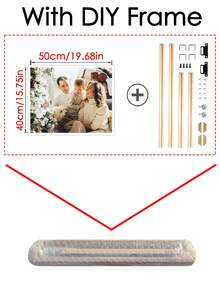 1Pc Personalized Canvas Poster,Customized Big Size Poster,Customize Big Size Canvas Pringting,Customizable Big Size Canvas Prints For Room Decor/Home Decor/Batheoom Decor,Personalized Photos Canvas For Graduation 2025 Gifts - Multicolor - View 39