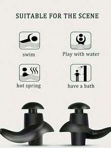 2 个耳塞 + 1 个和盒装硅胶耳塞、隔音耳塞、防水硅胶软耳塞、便携式耳塞、防水游泳耳塞、超级隔音降噪、睡眠耳塞、办公室午休、睡眠隔音耳塞、午睡用品、旅行用品、旅行必需品。 - 彩色 - 查看 2