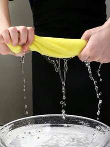 10pcs Large 11.81" * 11.81" Thick Kitchen Cleaning Towels/Dish Cloths, Multiple Colors Available, Bamboo Fiber, Highly Absorbent, Lint-Free, Non-Stick Oil, Not Machine Washable, Suitable For Kitchen, Bathroom, Home, Household Supplies/Wedding/Holiday Essentials/Kitchen Accessories/Kitchen/Bathroom Accessories/Home Decor/Travel Essentials/Camping/Home - Multicolor - View 9