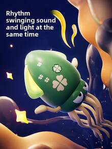 电动章鱼跳舞玩具，可快速充电、避障，是奇特的圣诞礼物 - 彩色 - 查看 4