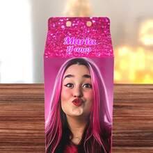 kit 10/20/30/40/50/60 Caixa Milk emilly vick Personalizada  com nome festa emilly vick