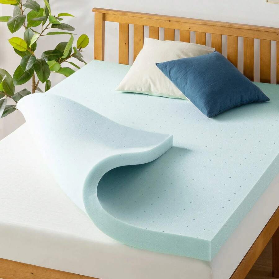 Cooling Gel Ventilated Memory Foam Mattress Topper, Queen - King - View 1
