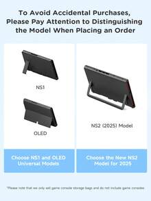 1 个保护壳，兼容 Switch/Switch Oled/New Switch2(2025)，无需拆卸保护壳即可安装在底座中