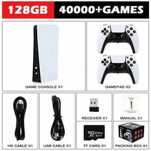 GB5 Video Game Console 256GB/128GB/64G 50000 + Retro Games HD TV Game Box 5 Two Gamepads For PS1/PPSPP/MAME Arcade Gaming Stick - GB5 128GB - View 1
