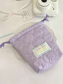 1 PC Cute Candy Colored Pink Blue Stripe Heart-Shaped Quilted Girls Drawstring Bag Instant Camera Storage Bag Skincare Makeup Bag Make Up Pouch Cosmetic Bag Multi-Function Portable Underwear Clothing Storage Bag Sanitary Napkin Bag,Travel Essential Storage Set For Short Trips,University Room Decoration Bedroom Decoration Storage Bag Travel Storage Bag Travel Essential Items Valentine's Day Gift,Makeup Bag,Make Up Bag,Makeup Bags,Cosmetic Bag,Makeup Organiser,Travel,Makeup Pouch,Bag,Vanity,Make Up Pouch,Travel Essentials,Pouch Bag,Travel Essential,Vanity Accessories,Small Makeup Bag,Makeup Pouch,Cosmetic Bag,Travel Essential,Large Capacity,Large Makeup Bag,Christmas Gifts,Pouch,Travel,Gifts For Women Travel Essential,Pouch,Clutch / Small Handbag, Makeup Organizer,Makeup Organize,Pouch,Brush Holder,Mini Pouch,Large Capacity Pouch,Gifts For Women,Christmas Gifts,Gift Ideas For Women