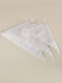 SikeSike 100pcs/Pack Triangular Piping Bags - Essential Decorative Supplies For Cakes, Cookies, Cupcakes And DIY Desserts, Kitchen & Dining Essentials - Clear - View 5