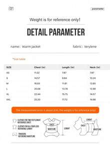 3-Layer Thick Warm Dog Coat, Suitable For Small-Medium Dogs, 8 Color Options, Autumn/Winter - Multicolor - View 2
