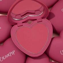 ColourPop Silky Powder Blush - Long-Wear Blush For Cheeks With Medium-Buildable Coverage - Leaves Skin With A Soft, Matte Finish - Hot 2 Touch (0.16 Oz)