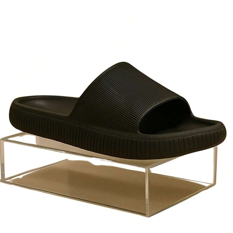 Black Cloud Style Slide Flip Flops Stylish Orthopedic Ideal For Everyday And Leisure Moments