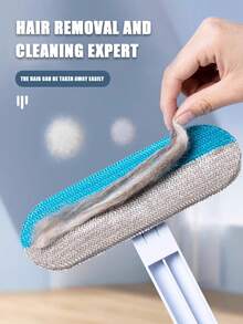 Este cepillo de pelo multifuncional es una herramienta perfecta para limpiar el pelo de gatos y perros. Es un quitapelos de tres en uno apto para eliminar el pelo de mascotas de sofás, alfombras, ropa y camas.