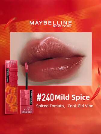  Maybelline Kissing Lipstick Lip Tint, Långvarig, Icke-överföringsbar, Vitgörande, Vattenfast, Matt