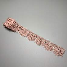 1/5 Yards Of Long Venice Floral Lace Trim For Sewing Crafts - Available In Red, Purple, Green Can Use Embellish And DIY - Multicolor - View 10