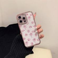 Fashionable and light luxury solid-color phone case, suitable for wearing when going out. It can be given as a gift to your friends, family and lover. The phone case is suitable for the Apple series - Rosa - Ver 3