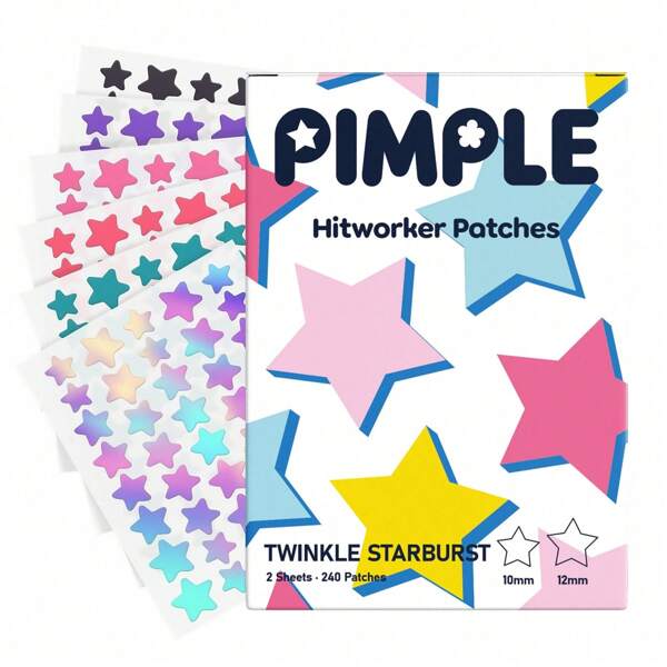 240pcs Facial Glitter Sticker Decorations, Suitable For Party Face Decoration
