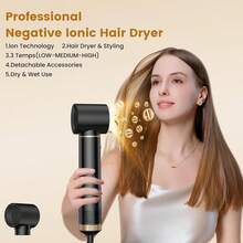 UKLISS 5-In-1 Hot Air Styler With Automatic Curling Function - EU F Type Plug(220-240V) - View 9