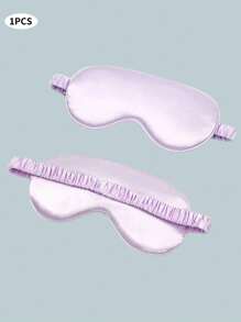 1 Stück schattierender Schlafaugenmaske, aus seidenähnlichem Material, angenehm kühl, entspannend, ermüdungslindernd, ideal für Mittagsruhe, Schlaf