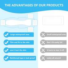 Almohadilla impermeable para nadar para niñas/mujeres | Almohadilla íntima para nadar | Protección íntima amigable con la piel | Uso diario y para nadar anti contaminación | Parche adhesivo reutilizable | Para nadar, spa, parque acuático - Multicolor - Ver 8