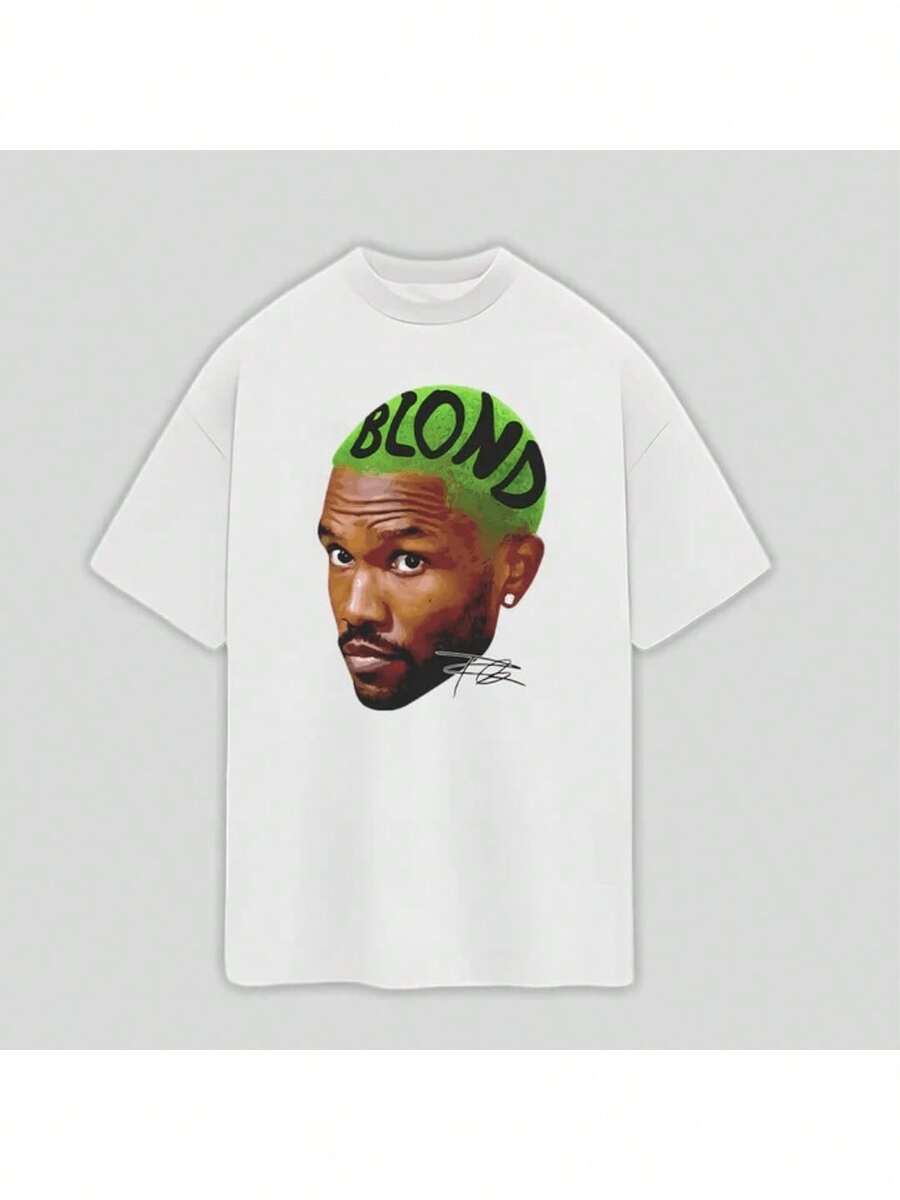 Merch Oversized T-Shirt Unisex 100% Cotton Shirt - 白色 - 查看 1