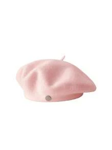 1 Berretto basco da donna minimalista nei colori caramella, berretto basco francese tinta unita carino, regalo di berretto in lana