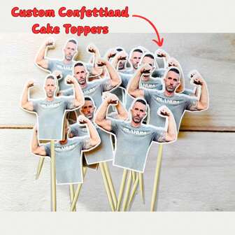 Decorazioni personalizzate per cupcake con qualsiasi foto, decorazioni per cupcake con volto, decorazioni per cupcake con volto personalizzato, decorazioni per cupcake con volto personalizzato, decorazioni per torte di compleanno, decorazioni per feste di compleanno personalizzate, 40° compleanno per lui, idee per il 30° compleanno, multifunzionali, eleganti, di stile, di alta qualità, personalizzate, uniche, regali ideali per lui, tea room, casa, giardino, ufficio, per anniversari, per San Valentino, per la Festa della Mamma, per compleanni, per la Festa del Papà, per lauree, per matrimoni, per inaugurazioni di casa