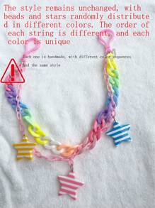 School Backpack Accessories Decoration Cartoon Curly Hair Chain Strawberry Pendant Colorfast Chain Strap Bag Decoration