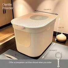 猫砂盆 全封闭 除臭 顶装 超大 防溅 猫砂盆 猫砂盆 猫厕所 猫用品