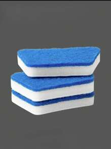 One Detachable Long-Handled Brush And Three Sponge Multi-Purpose Bathroom Wall Brushes, Household And Kitchenware, Household Cleaning Products, Detachable Cleaning Brush, Essential Cleaning Brush For Summer, Replaceable Brush Head - Multicolor - View 15