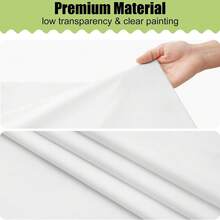 1/3/10pcs Premium Plastic Tablecloth, Decorative Rectangle Disposable Table Cover, Plastic White Table Cloths For Parties, Events & Weddings, Indoors Outdoors, Party Decor - White - View 5