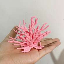 1pc/3pcs Realistic Artificial Coral Reef, Vivid Aquarium Decorative Artificial Coral Plant, Marine Plant Decor