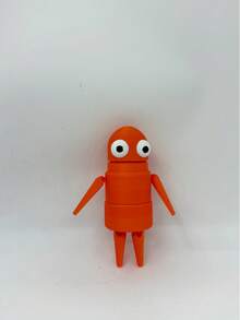 1pc 3D Printed Posable Mailman Figurine - 3D Printed Model Ornament - Home Decor - Holiday Gift - Birthday Gift - Present - Toy - Multicolor - View 8